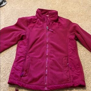 Aeropostale magenta zip up jacket.